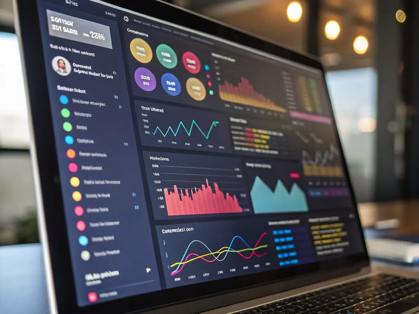 A clean and modern interface displaying the data enrichment process, highlighting how missing information is added to existing customer data, such as email addresses, phone numbers, and social media profiles, improving data quality and completeness.